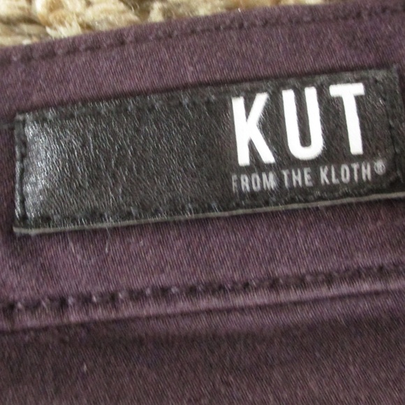 Kut From The Kloth Jeans Women's 8 Purple Donna High Rise Ankle Skinny Denim - Picture 5 of 10